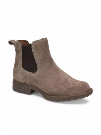 Born Womens Cove Boots In Taupe Mustang Suede