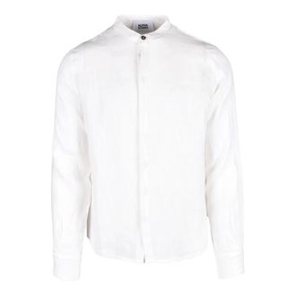 Alpha Studio Camicia Coreana - Heren - Overhemden - Wit - Maat: XL Linnen