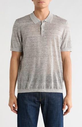 Robert Barakett Costa Short Sleeve Sweater Polo in Grey at Nordstrom Rack, Size Xx-Large