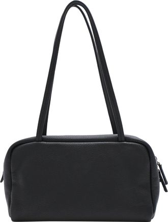 The Row Nappa Astra Bowling Bag in Black Leather