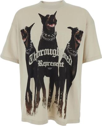 Represent Represent, Heren, Tops, Beige, Maat: M Katoen