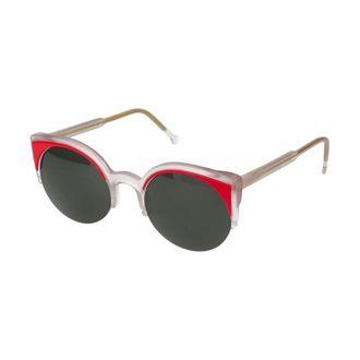 Retro Superfuture Sunglasses, unisex, Red, Size: 51 MM Coral Red Lucia Sunglasses