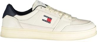 Tommy Hilfiger Sneakers - Heren - Sneakers - Wit - 45 EU - Leer - Schoenen