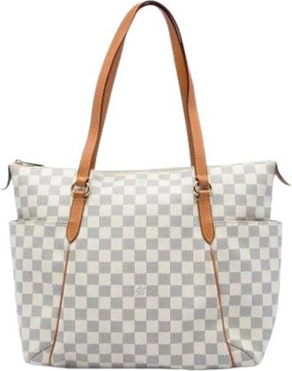 Louis Vuitton Pre-owned Totally MM Tote Bag - Pre-owned - Mujer - Blanco - ONE SIZE