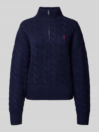 Polo Ralph Lauren Troyer aus Woll-Mix mit Kaschmir-Anteil in Marine, Größe XL