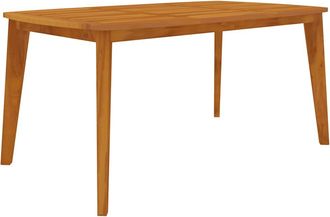 vidaXL Mesa De Jard&iacute;n Madera Maciza De Acacia 160x90x75 Cm Vidaxl