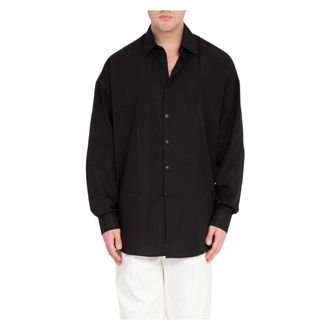 Costumein Oversized Shirt in Valentino Stijl - Heren - Zomerjassen - Zwart - M - Jassen