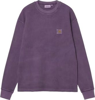 Carhartt Work in Progress Sweater met logopatch - Paars
