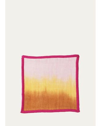 Emily P. Wheeler Dusk Hand-Dyed Linen Cocktail Napkins, Set of 8