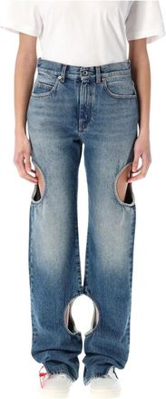 Off-white Dames, Jeans, Blauw, Maat: W26 Denim