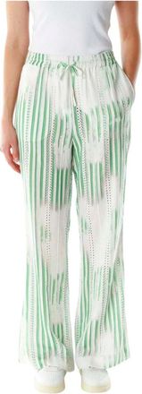 Lala Berlin Wijde broek - Dames - Wijde Broeken - Veelkleurig - L - Linnen - Broeken