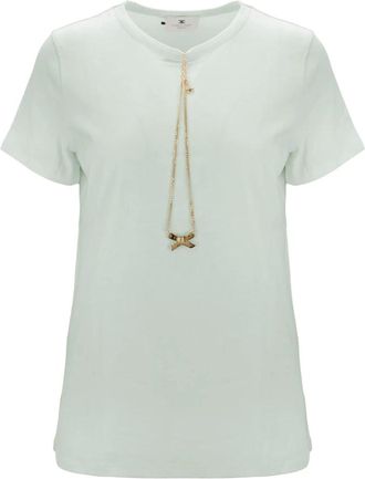 Elisabetta Franchi Mujer, Camisetas, Verde, Talla: M