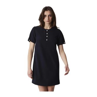 Pinko Stretch Technische Jurk - Dames - Korte kleedjes - Zwart - L - Kleedjes
