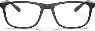 Dolce & Gabbana Eyewear square-frame eyeglasses - unisex - Nylon - 55 - Black