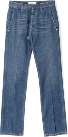 Lanvin Vintage Effect Straight Fit Denim Trousers