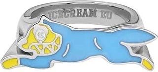 Icecream Anello Ring Running Dog - Dames - Ringen - Blauw - ONE Size - Accessoires