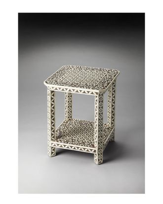 Butler Specialty Company Amelia Brown Bone Inlay Side Table