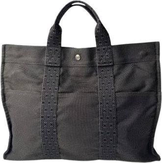 Herm&egrave;s Pre-owned Tote bag - Dames - Vintage Shopper - Grijs - ONE Size - Vintage