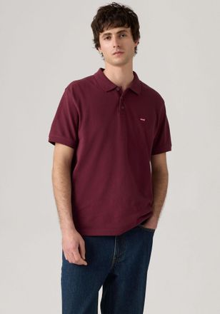 Levi's Poloshirt LEVIS LE NEW LEVIS HM POLO, Herren, Gr. S, tawny port, Piqu&eacute;, Obermaterial: 100% Baumwolle, normal normal, ohne Ausschnitt, B&uuml;ndchen, Shirts
