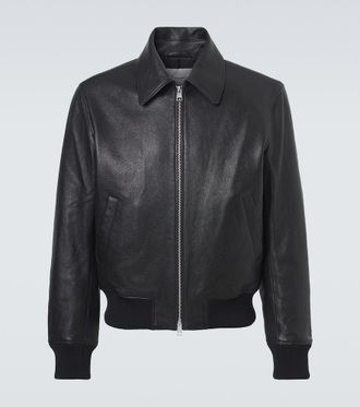 Ami Leather blouson jacket
