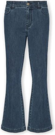 Elena Miro Florence Kick Flare Jeans - Dames - Flared Jeans - Blauw - 3XL - Katoen - Jeans