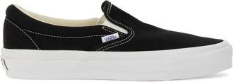 Vans Classic Slip-On Canvas Sneakers - Heren - Sneakers - Zwart - 37 1/2 EU - Schoenen