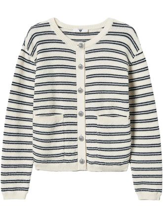 Twin-Set striped cardigan - Black