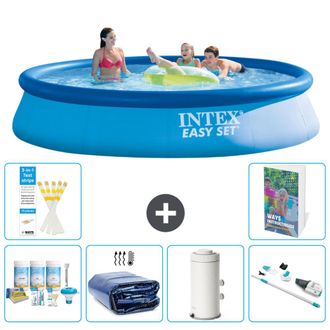 Intex Piscina Easy Set Redonda - 396x84 Cm - 7-piezas S136