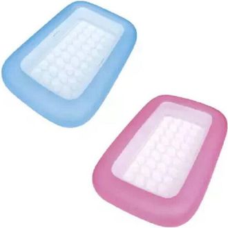 Trade Shop Trade Shop - Piscina Rettangolare Aquababe Con Fondo Gonfiabile 165x104x25 Cm 2 Colori 51115