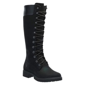 Timberland Premium 14 In Nubuck Womens Calf Length Boots - Black - Size:UK 6.5
