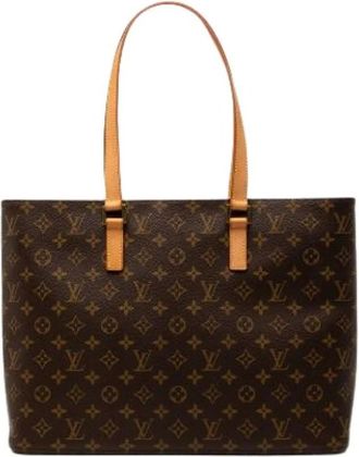 Louis Vuitton Pre-owned Tote Bags, female, Brown, Size: ONE SIZE Pre-owned The Luco
