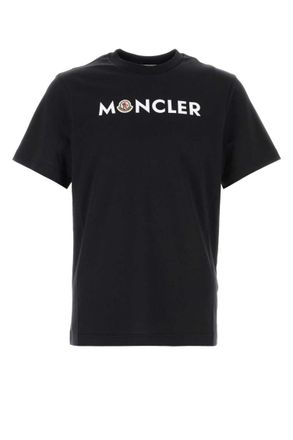 Moncler Black Regular Logo T-Shirt