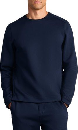 Rhone Quantum Crewneck Sweatshirt in True Navy at Nordstrom, Size Large