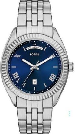 Fossil Mens Campbell Blue Dial Watch