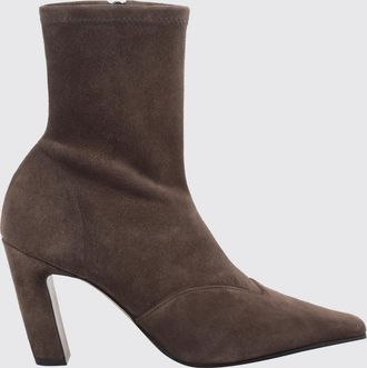 Khaite Nevada Suede Ankle Boots with High Block Heel