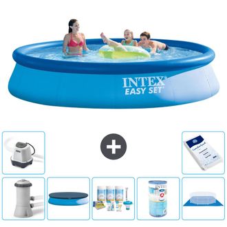 Intex Piscina Easy Set Redonda - 396x84 Cm - 8-piezas S31099