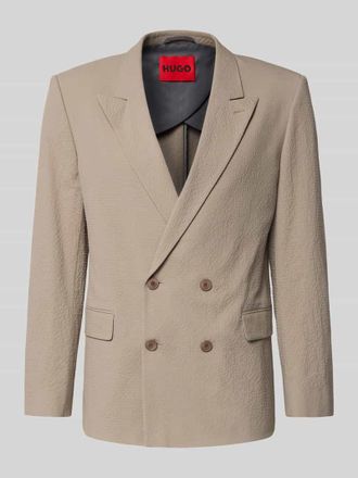 HUGO BOSS Slim Fit Anzugsakko aus Baunwoll-Mix Modell HENRY in Hellbraun, Gr&ouml;&szlig;e 102