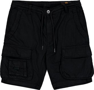 Alpha Industries Shorts ALPHA INDUSTRIES Aloha Safari Shorts, Herren, Gr. 30, Normalgr&ouml;ssen, schwarz, Obermaterial: 80% Baumwolle, 20% Viskose, Hosen Shorts