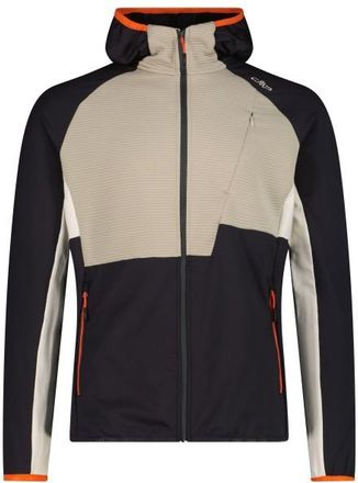 F.lli Campagnolo Grid Tech Jacket Fix Hood Kunstfaserjacke f&uuml;r Herren | schwarz