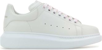 Alexander McQueen White Leather Sneakers