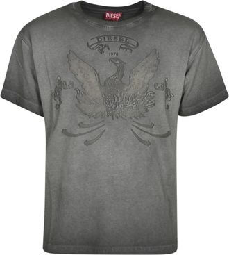 Diesel Hombre, Camisetas, Gris, Talla: L