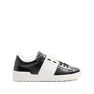 Valentino Garavani Schoenen, Heren, Zwart, 44 EU, Nylon, Open Sneaker