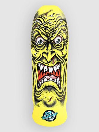 Santa Cruz Roskopp Face Reissue 9.5 Skateboard Deck geel