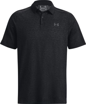Under Armour Iso-Chill Heather Polo Shirt Black 1377294-001