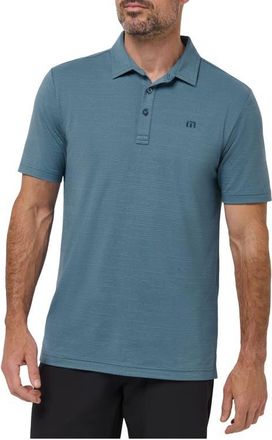 Travis Mathew The Heater Solid Short Sleeve Performance Polo in Copen Blue at Nordstrom, Size Xx-Large
