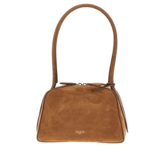 Alaia Nubuck leather small Le Bouledogue bag Woman One Size