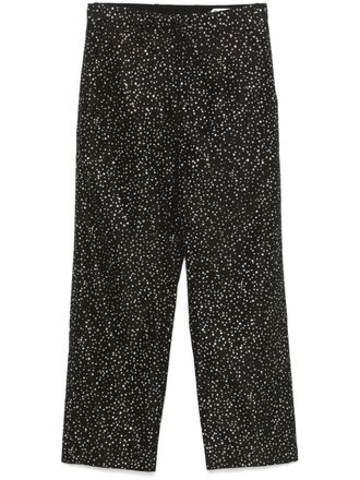 Bode Pantaloni con glitter - Nero