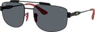 Ray-Ban Rb 3789M Zonnebrillen - unisex - Zonnebrillen - Zwart - 58 MM - Accessoires