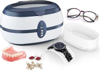 Elle Limpiador Ultras&oacute;nico De 600 Ml. Frecuencia: 40 Khz. Acero Inoxidable. Limpieza Eficaz De Joyas, Gafas, Dentaduras Postizas Y Maquinillas De Afeitar