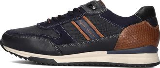 Australian Footware Blauwe Leren Sneakers met Su&egrave;de - Heren - Sneakers - Blauw - 43 EU - Su&egrave;de - Schoenen